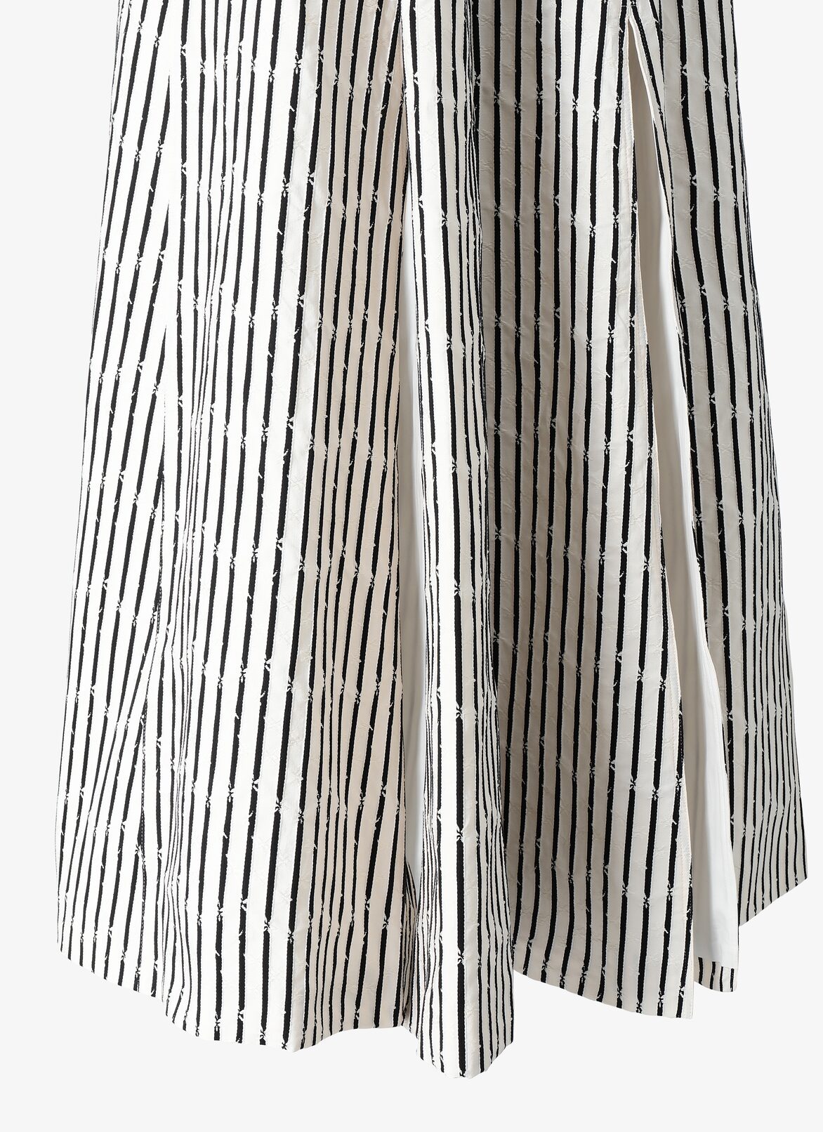 SLEEVELESS DRESS TRIANON IVORY/BLACK ALAÏA IVORY/BLACK SLEEVELESS DRESS TRIANON IVORY/BLACK